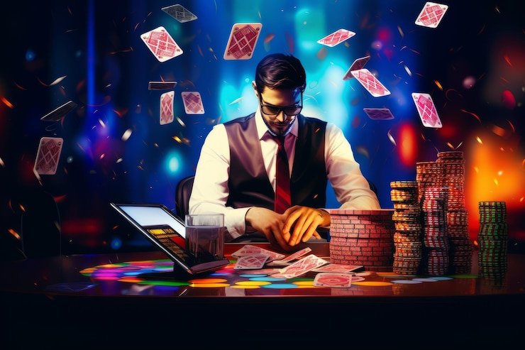 Pengguna memeriksa riwayat transaksi mobile